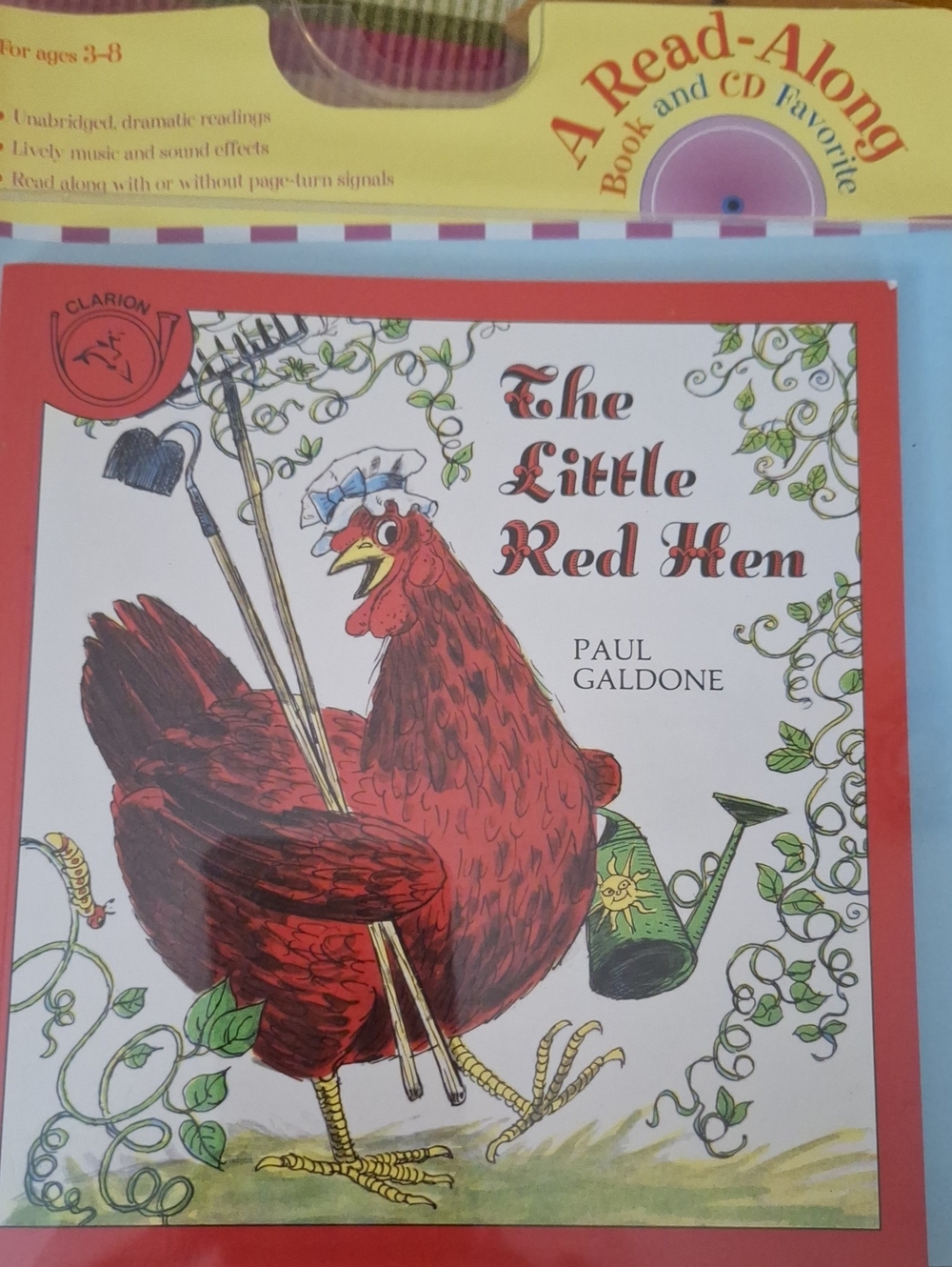 The Little Red Hen Read-Along Book and CD - Red